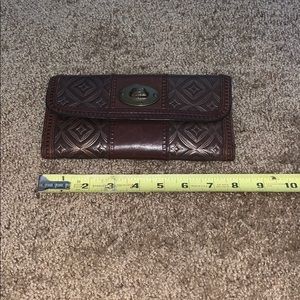 Leather Fossil Wallet